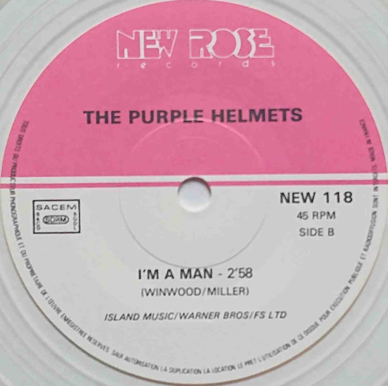 NEW 118 We gotta get out of this place The Purple Helmets from The Stranglers Label